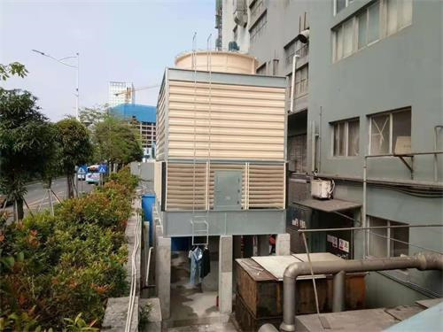 冷却塔降温效果取决于散热片、风机风量,闭式冷却塔降温效果