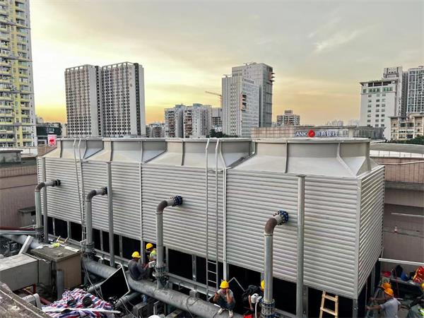 不锈钢冷却塔--玻璃钢冷却塔的应用(河南高温工业型玻璃钢冷却塔定制)