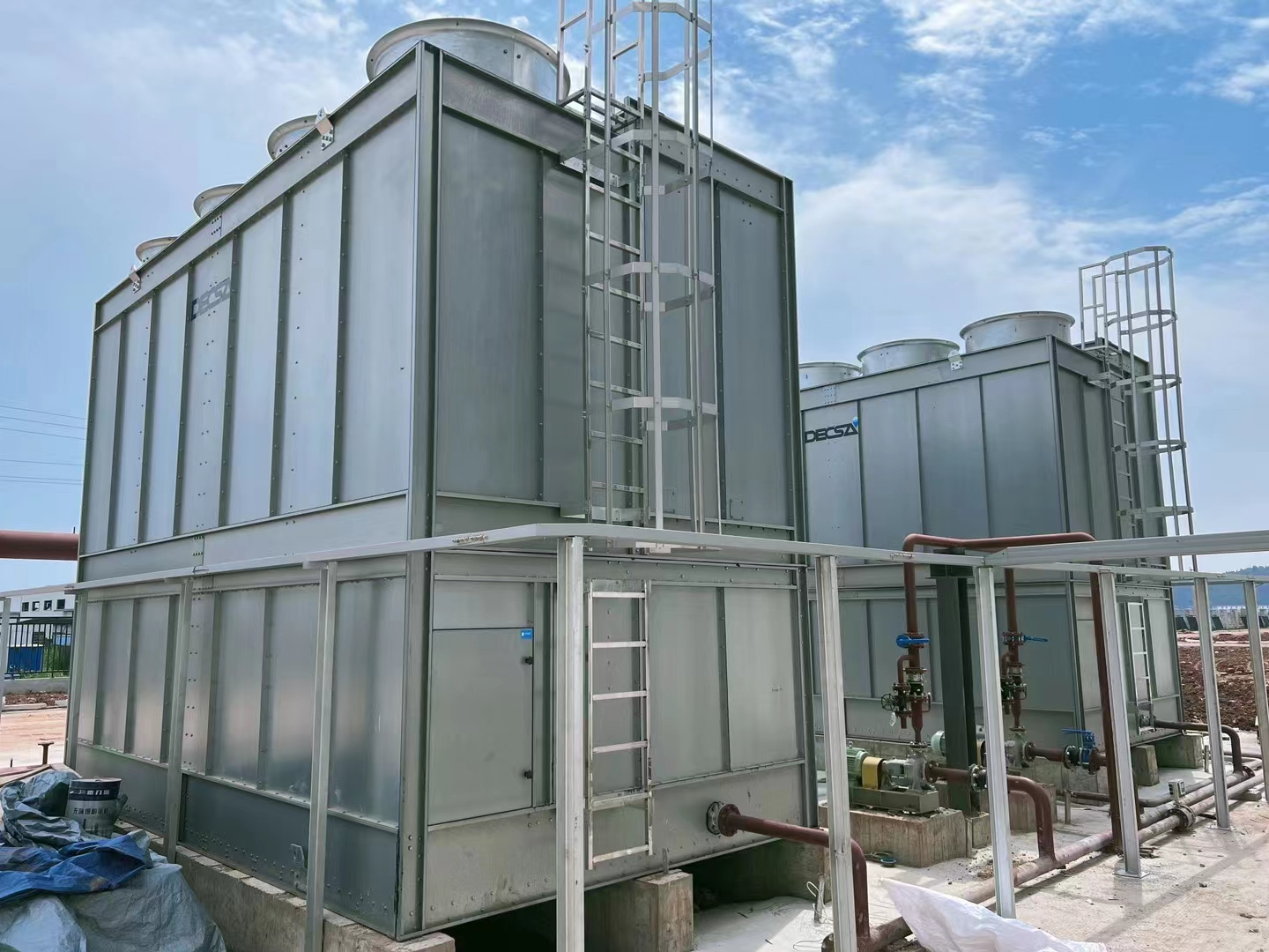 闭式冷却塔结构件及使用用途,闭式冷却塔清洗方案
